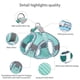 thumbnail image 4 of Dog Cat Harness Vest Chest Rope Set Reflective Breathable Adjustable Pet Harness for Small Medium Dogs Puppy Outdoor Walking ShopWise Round, 4 of 13