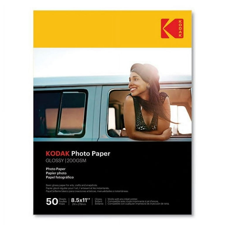 Everyday Photo Paper, 8 mil, 8.5 x 11, Glossy White, 50/Pack Everyday Photo Paper, 8 mil, 8.5 x 11, Glossy White, 50/Pack