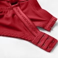 thumbnail image 5 of Padded Sports Bras for Women Women's Push up Lace Bra, Underwire V-Neck Full Cover Bras Plus Size Support Unpadded Everyday Balconette 46/105E, 5 of 7
