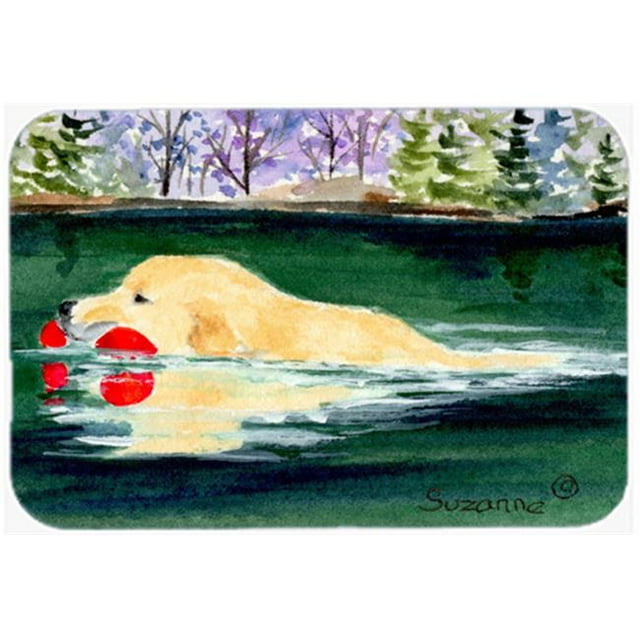 Carolines Treasures SS8935CMT 20 x 30 in. Golden Retriever Kitchen Or Bath Mat