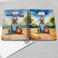 thumbnail image 4 of Happy Father's Day Weimaraner Playing Basketball with Best Dad Jersey Spiral Bound Journal Weim Gray Ghost Dog Lover 5x7in Spiral Notebook - 13006, 4 of 5
