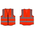 thumbnail image 3 of Yaoyar Reflective Safety Vest for Men Zippered Pocket Mesh Design Construction Work Traffic Protective Outerwear Sleeveless Hood-Free Cargo Jacket Versatile Vests, 3 of 5