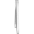 thumbnail image 3 of Ekena Millwork 48"W x 28"H x 1"P (14/12) Pitch Midway Architectural Grade PVC Gable Pediment, 3 of 5