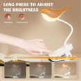 thumbnail image 3 of Small Bird Lamp,Dimmable and Cordless Bird Night Light, USB Rechargeable Touch Sensor Control Table and Desk Lamp, 3 of 7