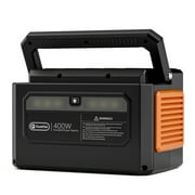400W Portable Power Station, FlashFish 109200mAh/400Wh Peak 800W Solar Generator With 110V AC Outlet/3 DC Ports/3 USB Ports/LED light, Backup Battery Pack Power Supply for Outdoor Camping Emergency