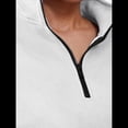 thumbnail image 4 of Conjuntos de Dos Piezas para Mujer: Jersey de Larga con Media Cremallera y Pantalón Deportivo Holgado con Bolsillos. XXL, 4 of 8