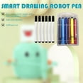 thumbnail image 2 of 6PCS Drawing Robot Pen,Smart Drawing Robot Replacement Markers Set,12 Colors 6 Pens, Drawi Refill and Robots Refill robot pens artists markers Kindergarten Pen Drawing pens smart robot drawing, 2 of 7