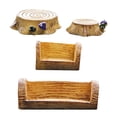 thumbnail image 1 of 4pcs resina tocón de árbol micro paisaje decoración micro paisaje accesorios, 1 of 5