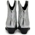 thumbnail image 5 of Chariot & Co -Susan- Womens Cowboy Cowgirl Western Ankle Booties Pointed Toe Boots (Silver, 12), 5 of 7