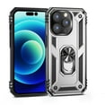 thumbnail image 2 of TECH CIRCLE For iPhone 15 Pro Case, Heavy Duty Shockproof Full Body Protective Phone Cover Built in Rotatable Magnetic Ring Holder Kickstand For Apple iPhone 15 Pro 6.1" 2023,Silver, 2 of 7