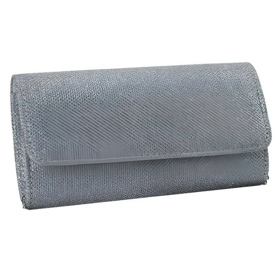 TELOLY Clutch Purses for Women,Minimalist Design Evening Bag,Elegant and Versatile Clutch Purses for Women Formal,Silver