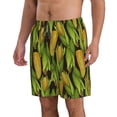 thumbnail image 2 of Kdxio Corn 2 Pattern Mens Casual Shorts - Drawstring Summer Beach Sports Shorts for Men, 2 of 5