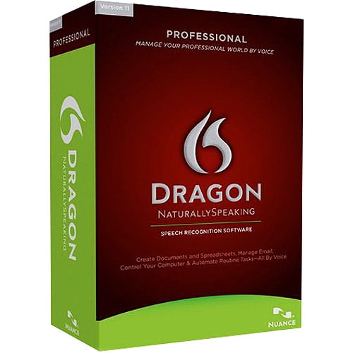 dragon naturally speaking software.