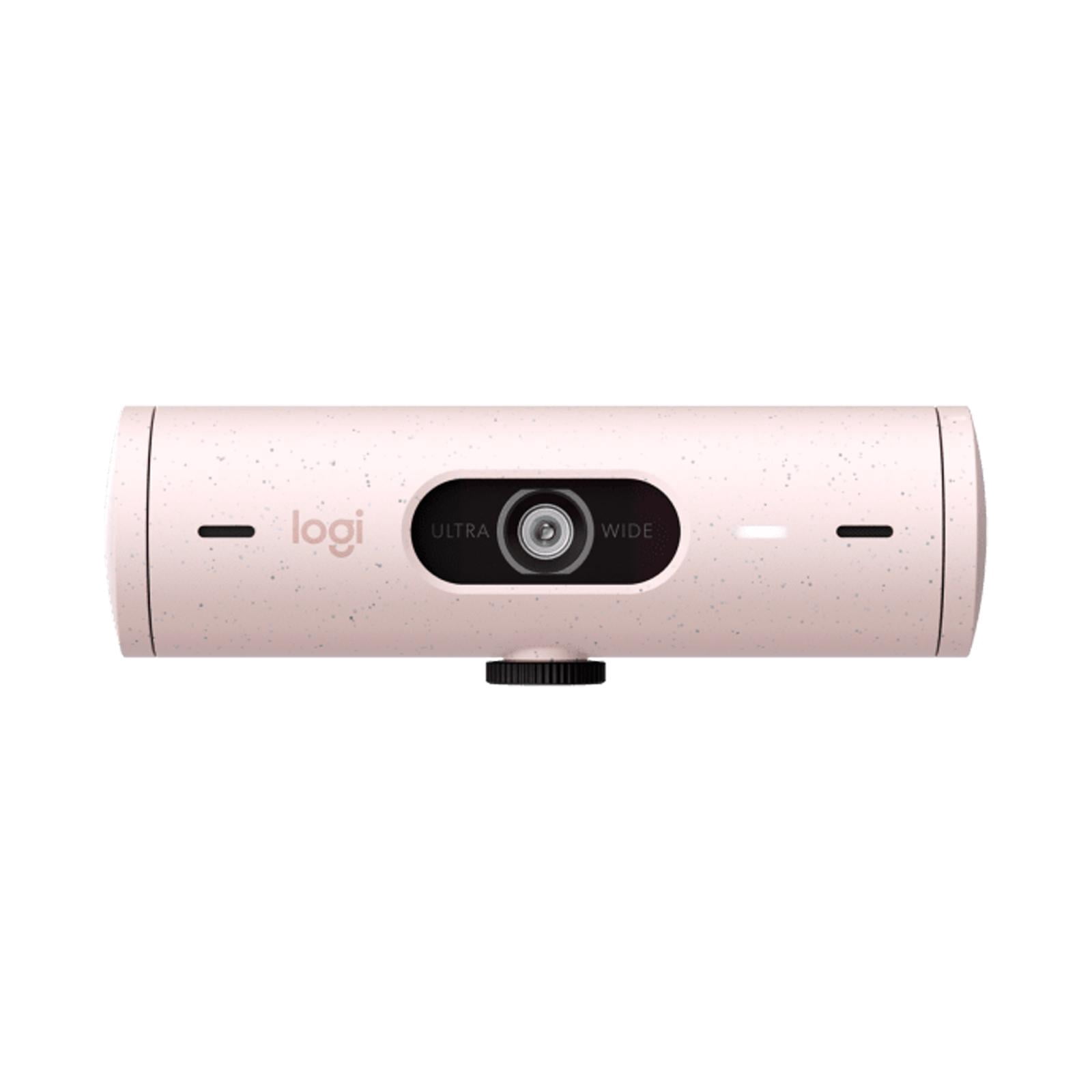 Logitech BRIO 500 Wired HD Webcam, 60 fps/1080p, Live Streaming, Auto Light Correction, Auto Framing and Show Mode Support, 4MP, USB-C, for laptops, LCDs or monitors, Windows/macOS/ChromeOS,  pink