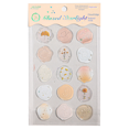 thumbnail image 4 of Adhesivo de sellado de papel epoxi con forma de estrella de cristal, dorado fresco, decoración de sobres de diario, bonito adhesivo de sellado, 4 of 5