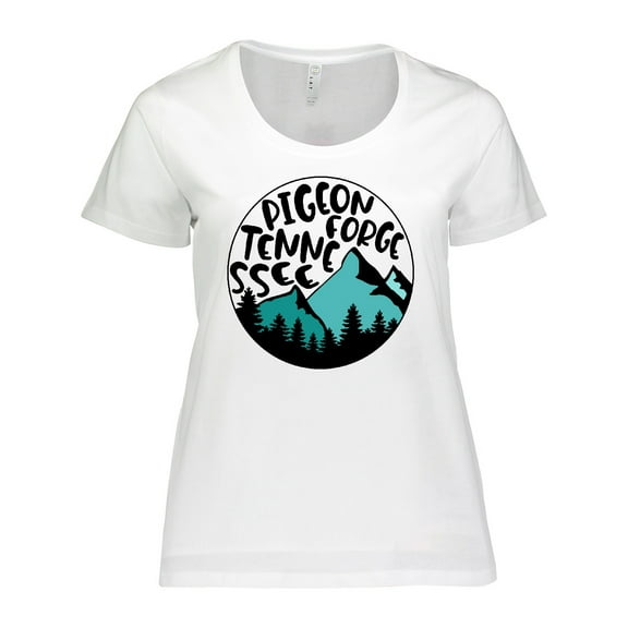 Inktastic Pigeon Forge, Tennessee- Mountains Women's Plus Size T-Shirt