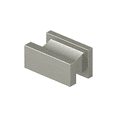 thumbnail image 2 of Deltana AN138U15 Contemporary Knob, Anvil, 3/4" x 1-1/2" x 7/8" in Brushed Nickel, 2 of 2