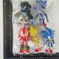 thumbnail image 2 of 5pcs Set Cute Sonic PVC Character Toy Hedgehog Shadow Tail Figure 14cm Model Dolls Children Animal Toy Birthday Gift, 2 of 5