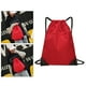 thumbnail image 4 of Bolso con cordón Unisex, mochila deportiva sencilla para hombres y mujeres, nueva mochila ligera de viaje de gran capacidad para entrenamiento físico rojo jinwen mochilas de cuerdas, 4 of 8