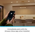 thumbnail image 2 of Globe Electric 50583 Works With Alexa Only Wi-Fi Smart Pendant Lighting, Matte Brass, Frosted Internal Shade, No Hub Required, Voice Activated, Energy Star, 30W, Multicolor Changing RGB, Tunable White, 2 of 11