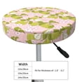 thumbnail image 4 of Susaid Pears And Flower Print Elastic Bar Stool Cover Personalized Washable Stool Cover for Barbershop Home Bar Kitchen-12 inch, 4 of 7