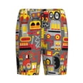 thumbnail image 3 of Picia Cars Pajama Shorts for Men, Men's Pajama Bottoms, Sleepwear,Short Pajama Pants-3X-Large, 3 of 9