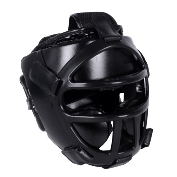 Boxeo Headgear Kickboxing Casco Protección Amortiguación Protector facial Transpirable Color Negro L Zulema Casco de boxeo
