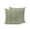 Green, variant on Vertical Gray Stripes Outdoor Throw Pillow with Insert, 16"x16" Farmhouse Rustic Woven Texture Rustic Waterproof Decorative Square Patio Pillows for Outside Furniture, Sofa, Porch, Garden