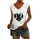 thumbnail image 1 of Camisetas sin mangas con cuello en V de verano para mujer, camisetas de manga corta con estampado de amor Retro OAVQHLG3B Store  lin121212, 1 of 4