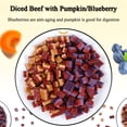 thumbnail image 4 of Diced Beef with Blueberry Dog Treats for Small, Medium, & Large Dog - Healthy, Easily Digestible, Soft, Chewy Morsels Make the Perfect Positive-Reward Training Treats for Dogs, 7.1oz, 4 of 13