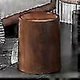 thumbnail image 4 of Wood Grain Bathroom Garbage Can with Swing Top Lid Large Capacity Rotating, 4 of 5