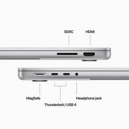 Apple - MacBook Pro 14" Laptop - M3 chip - 8GB Memory - 10-core GPU - 512GB SSD (Latest Model) - Silver