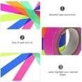 thumbnail image 4 of 6 Rolls UV Blacklight Fluorescent Tape Neon Glow Cloth Tape for Party, Safety, Decoration, and Craft Use, 4 of 6