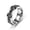 DG0902, variant on Stainless Steel Rotatable Gear Fidget Ring for Men, Anti-Anxiety Spinner Band, 4 Colors (Silver/Black/Gold/Blue), Sizes 6-13