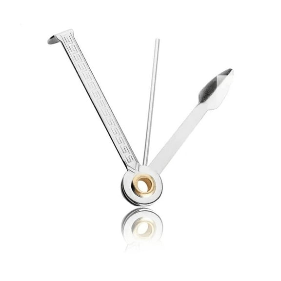 NOGIS 1 Pack Stainless Steel 3 In1 Pipe Tamper Tool Reamer Cleaner Cleaning Tool