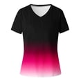 thumbnail image 4 of zanvin Haut pour Femmes, T-shirt Décontracté à Manches Courtes et Col en V Imprimé Mode pour Femmes, 4 of 4