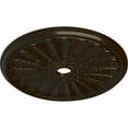 thumbnail image 3 of 31 1/2"OD x 3 5/8"ID x 1 1/2"P Kirke Ceiling Medallion (Fits Canopies up to 3 5/8"), Hand-Painted Bronze, 3 of 6