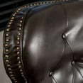 thumbnail image 6 of Great Deal Furniture 296610 Waldo Brown Leather Recliner Club Chair, 6 of 14