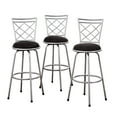 TMS Avery AdjustableHeight Bar Stool, Multiple Colors, Set of 3