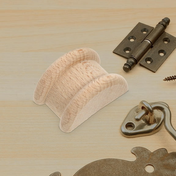 Raindrops FRCOLOR 4pcs Rustic Wooden Corbels with Carving Design for Furniture Onlay Fireplace Wood Applique