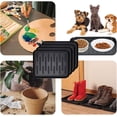 thumbnail image 7 of 2 Pack Small Boot Tray and Shoe Tray, 13.8"x10.8" Waterproof Non-Slip Mat for Entryway, Indoor Outdoor Use, Multi-Purpose Tray for Plants, Black, 7 of 7