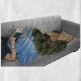 thumbnail image 6 of Massachusetts Soft Flannel Fleece Throw Blanket, Cape Cod Herring Cove Beach in Boston United States of America Touristic, Cozy Plush for Indoor and Outdoor Use, 60" x 80", Multicolor, by Ambesonne, 6 of 6