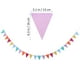 thumbnail image 3 of KAKOWELY Banderines de lino de 6 m, guirnalda de banderines de colores, 24 banderines triangulares, decoración para bodas, cumpleaños, baby shower, graduación, aniversarios., 3 of 4