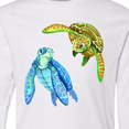 thumbnail image 4 of Inktastic Sea Turtles Swimming Together Long Sleeve Youth T-Shirt, 4 of 5