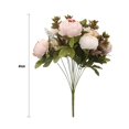 thumbnail image 2 of Fake Flowers Promotion Sale! Nomeni Bouquet 1 Artificial for Silk Vintage Peony Flowers Decoration Bouquet Artificial Flowers, Home Decor Clearance Sale, 2 of 8