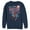 Navy Blue, variant on Men's Marvel Webbed Spider-Man Amazing Dad Sweatshirt Navy Blue Small