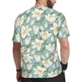 thumbnail image 2 of Rocae Lilies Flowers for Men's Mesh Quick-Dry Short Sleeve Workout T-Shirt,Mens Crew Neck Tee Lightweight Soft Classic T Shirts 3X-Large, 2 of 9