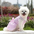 thumbnail image 5 of Riklu 5 PcsDog Dresses for Small Dogs Girls, Floral Puppy Dresses Princess Bowknot Summer Dress L, 5 of 5