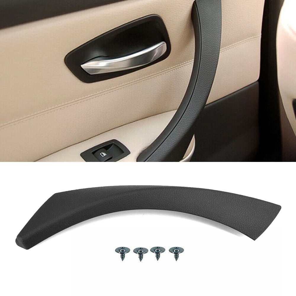 For BMW E90 328i Beige Right Side Inner/Outer Door Handle Cover Panel Trim Set 