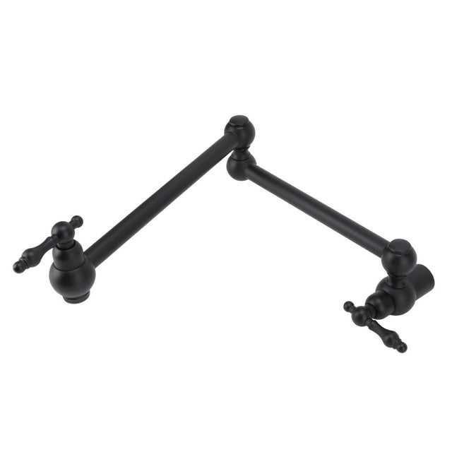Robinet de Cuisine avec Bras Oscillant, G1/2 Robinet de Cuisine Mural Pliant Extensible Durabilité Prolongée
